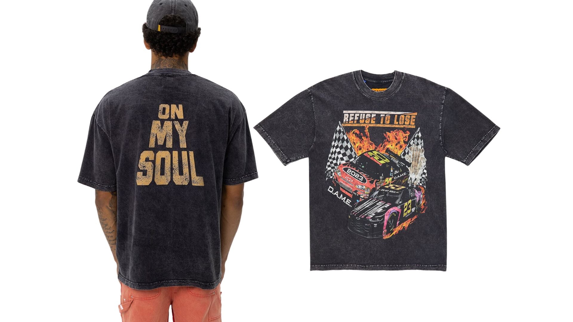 Ignite Your Passion for Racing with the Refuse to Lose Graphic Tee